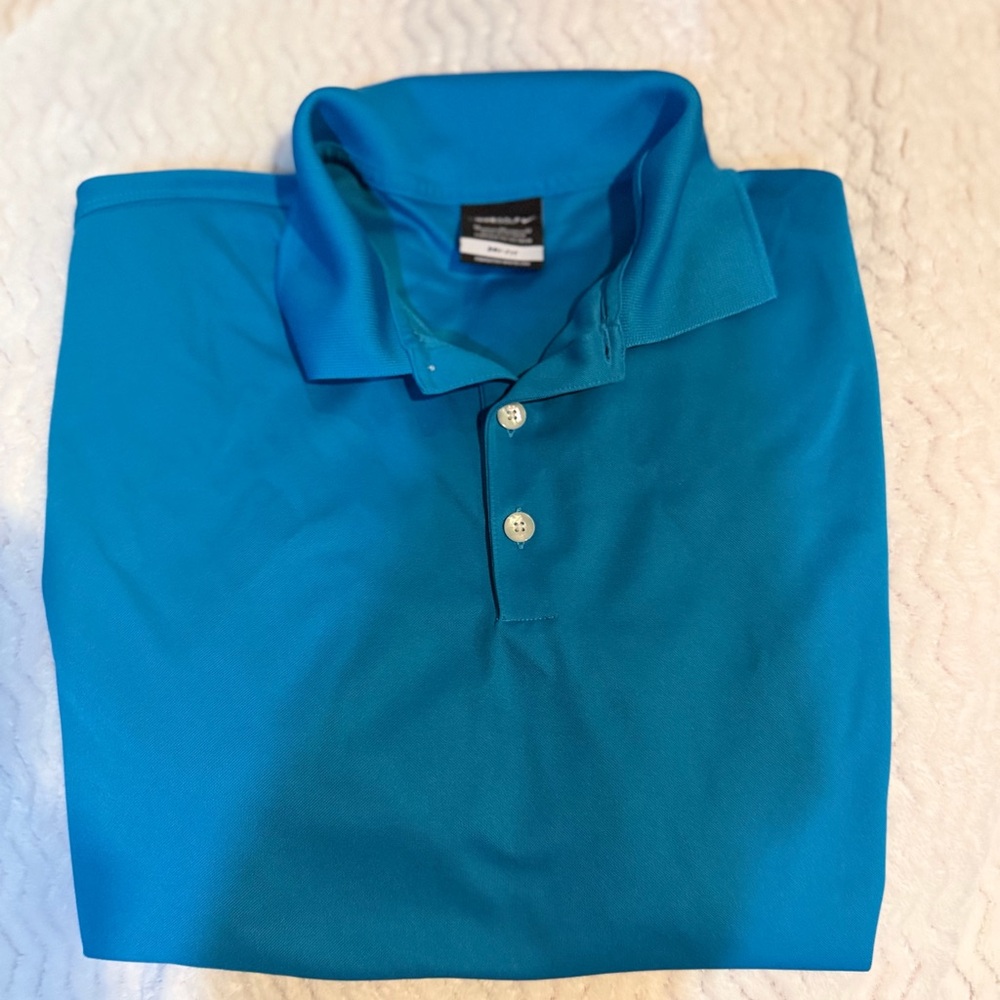 Nike Men's Teal Blue Performance Polo